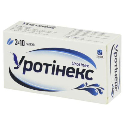 Світлина Уротінекс капсули 425 мг №30